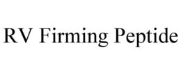 RV FIRMING PEPTIDE trademark