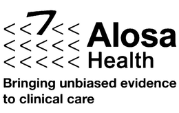 ALOSA HEALTH BRINGING UNBIASED EVIDENCE TO CLINICAL CARE trademark