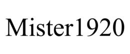 MISTER1920 trademark