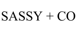 SASSY + CO trademark