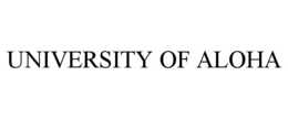 UNIVERSITY OF ALOHA trademark