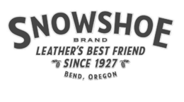 SNOWSHOE BRAND LEATHER'S BEST FRIEND SINCE 1927 BEND, OREGON trademark