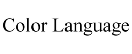 COLOR LANGUAGE trademark