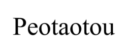 PEOTAOTOU trademark