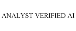 ANALYST VERIFIED AI trademark