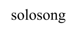 SOLOSONG trademark