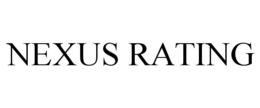 NEXUS RATING trademark