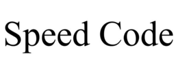 SPEED CODE trademark