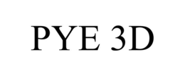PYE 3D trademark