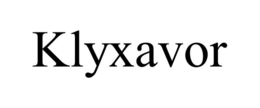 KLYXAVOR trademark