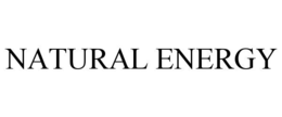 NATURAL ENERGY trademark