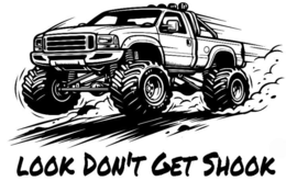 LOOK DON'T GET SHOOK trademark
