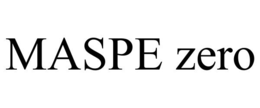 MASPE ZERO trademark