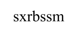 SXRBSSM trademark