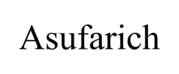 ASUFARICH trademark