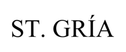 ST. GRÍA trademark