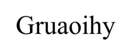 GRUAOIHY trademark