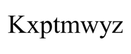 KXPTMWYZ trademark