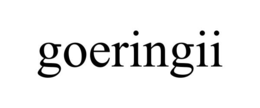 GOERINGII trademark