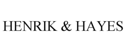 HENRIK & HAYES trademark