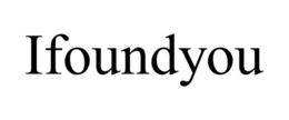 IFOUNDYOU trademark