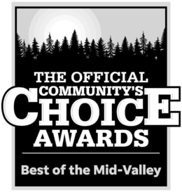 THE OFFICIAL COMMUNITY'S CHOICE AWARDS BEST OF THE MID-VALLEY trademark