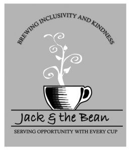 BREWING INCLUSIVITY AND KINDNESS JACK & THE BEAN SERVING OPPORTUNITY WITH EVERY CUP trademark