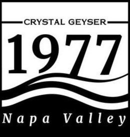 CRYSTAL GEYSER 1977 NAPA VALLEY trademark