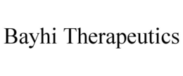 BAYHI THERAPEUTICS trademark