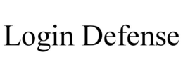 LOGIN DEFENSE trademark