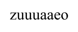 ZUUUAAEO trademark