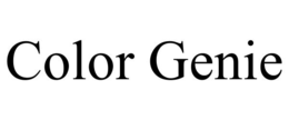 COLOR GENIE trademark