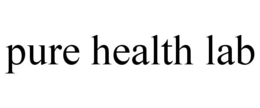 PURE HEALTH LAB trademark