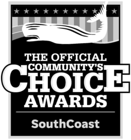 THE OFFICIAL COMMUNITY'S CHOICE AWARDS SOUTHCOAST trademark