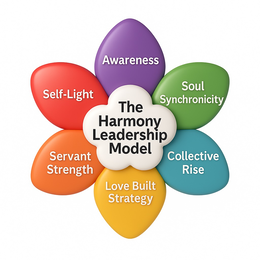 AWARENESS SOUL SYNCHRONICITY COLLECTIVE RISE LOVE BUILT STRATEGY SERVANT STRENGTH SELF-LIGHT THE HARMONY LEADERSHIP MODEL trademark