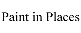 PAINT IN PLACES trademark