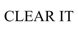 CLEAR IT trademark