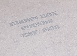 BROWN BOX POUNDS EST. 1998 trademark