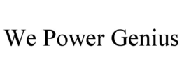 WE POWER GENIUS trademark