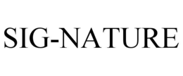 SIG-NATURE trademark
