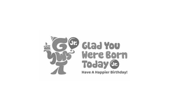 GYWBT JR. GLAD YOU WERE BORN TODAY JR. HAVE A HAPPIER BIRTHDAY! trademark