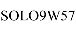 SOLO9W57 trademark