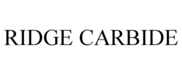 RIDGE CARBIDE trademark