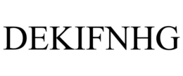 DEKIFNHG trademark