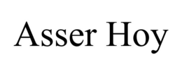 ASSER HOY trademark
