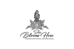 SHE BLOOMS HERE NURTURING YOUR POTENTIAL, CULTIVATING SUCCESS trademark