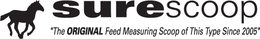 SURESCOOP "THE ORIGINAL FEED MEASURING SCOOP OF THIS TYPE SINCE 2005" trademark