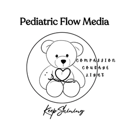 PEDIATRIC FLOW MEDIA KEEP SHINING COMPASSION COURAGE LIGHT trademark