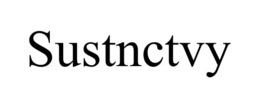 SUSTNCTVY trademark