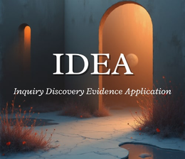 IDEA INQUIRY DISCOVERY EVIDENCE APPLICATION trademark